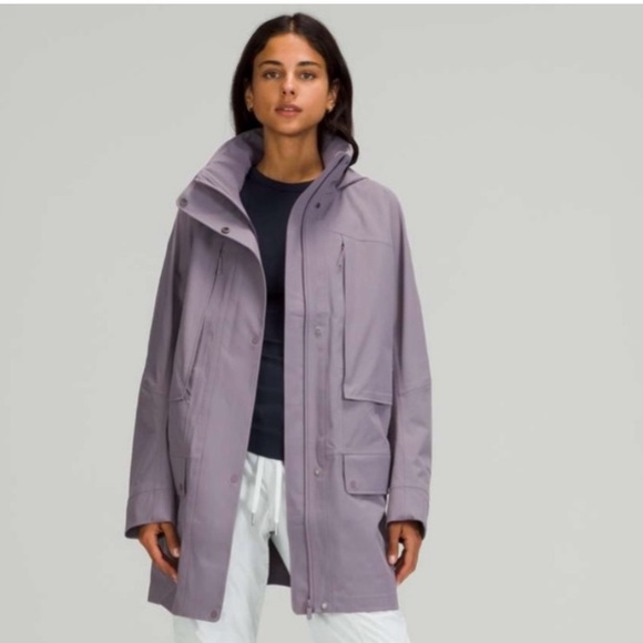 lululemon athletica Jackets & Blazers - Lululemon StretchSeal Relaxed-Fit Long Rain Jacket NWT